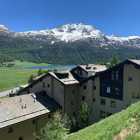 Chesa Munteratsch 1-zimmerwohnung 206 Typ B Lägenhet Silvaplana